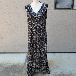 NWT Ellos maxi dress sz 16 Polka Dot
